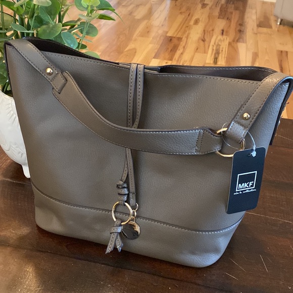 MKF by Mia K Bucket Bag and Matching Crossbody Purse - Picture 2 of 12